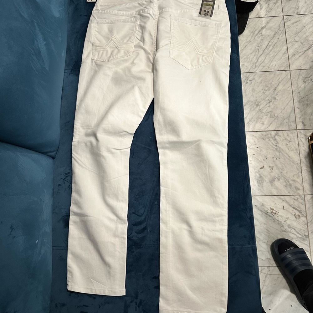 Slim Straight White Jeans - Picture 4 of 10